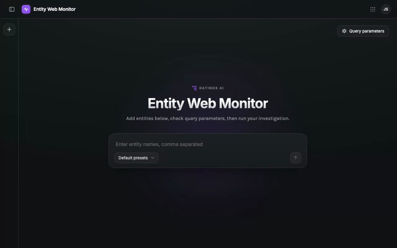 Fitch Ratings Entity Web Monitor